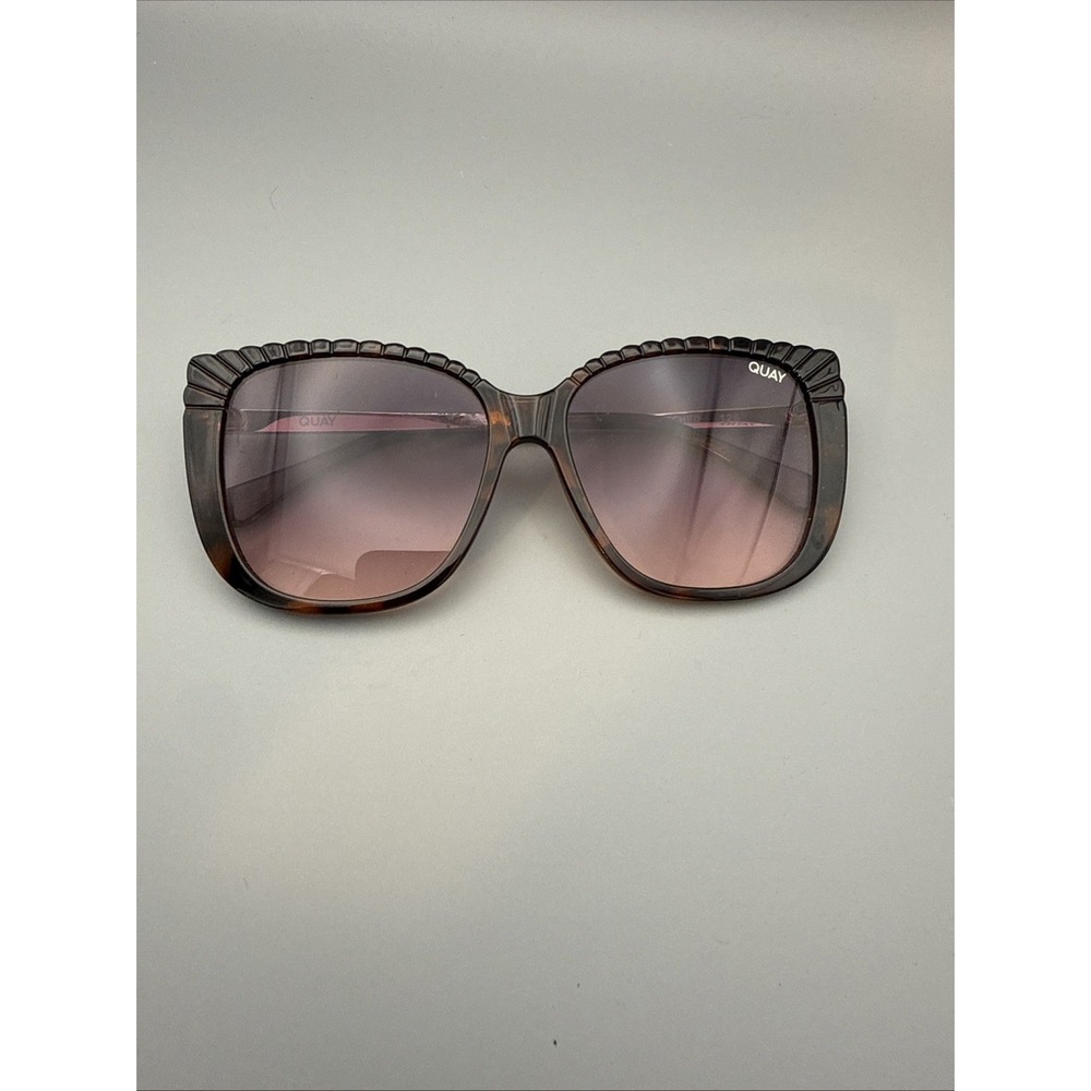 Quay "Witched" Genuine Sunglasses TortoiseOversized Polarized Cateye Gradient - Picture 5 of 9